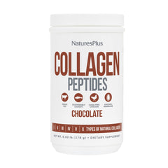 Front of Natures Plus Collagen Peptides Chocolate 0.83 lb