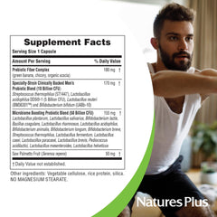 Gluten-free probiotic packaging for Nature's Plus Men