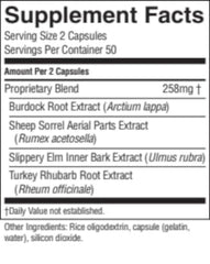 Digestive health concept with herbs
