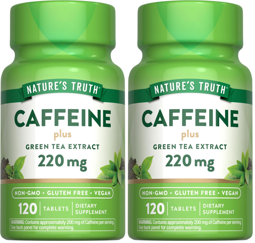 Nature's Truth Caffeine Pills 220mg 120-count main image
