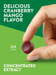 Ingredients and allergen information for cranberry gummies