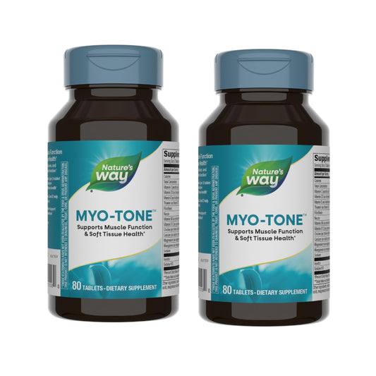 Nature's Way Myo-Tone bottle with 80 tablets – 2 pack