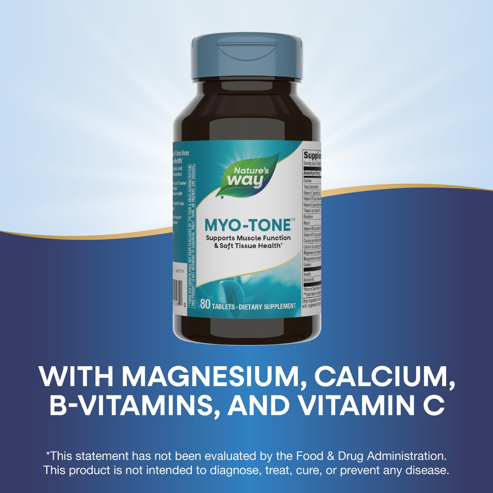 Myo-Tone supports muscle function and soft tissue