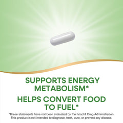 Gluten-free label on Nature's Way Vitamin B1 packaging