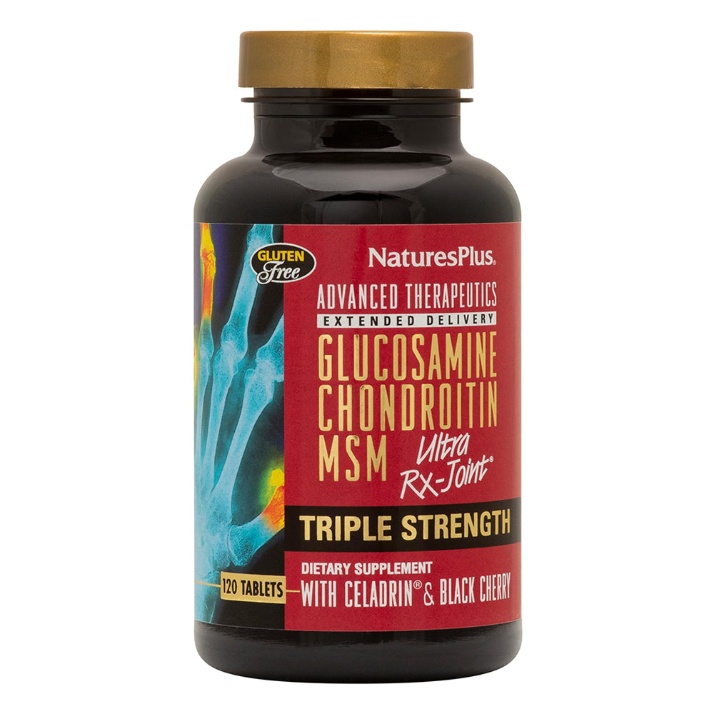 Bottle of Nature'sPlus Advanced Therapeutics Ultra Rx-Joint Triple Strength with 120 tablets
