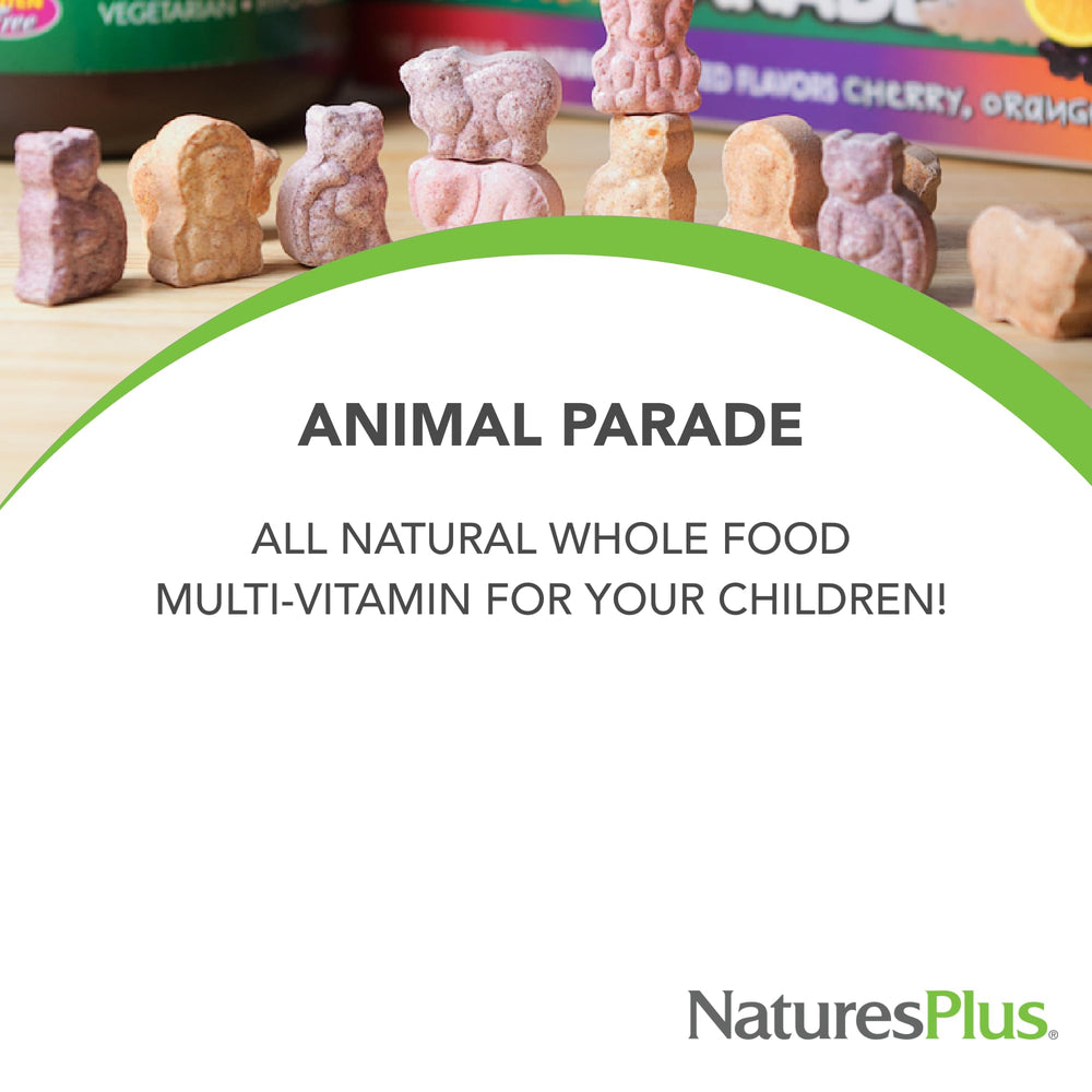 Animal Parade Gold chewables in cherry flavor