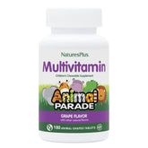 Nature's Plus Animal Parade Grape children's multivitamin – 180 animal-shaped chewables