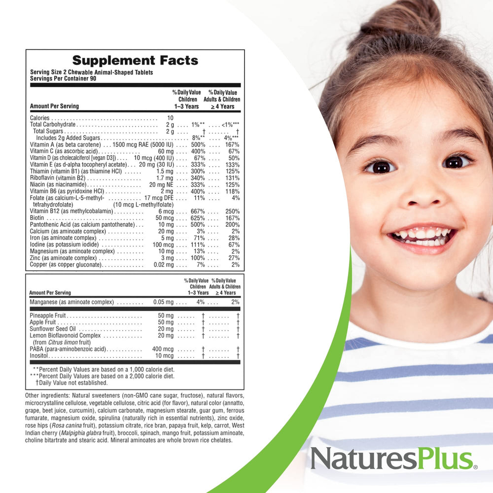 Packaging highlights whole foods ingredients like spirulina, carrot, broccoli, spinach