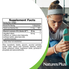 Ingredients panel for NaturesPlus Beyond CoQ10 50 mg