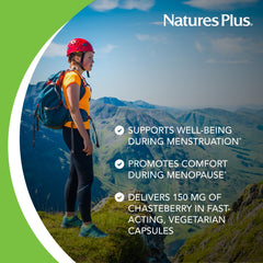 Packaging of NaturesPlus Herbal Actives Chasteberry capsules