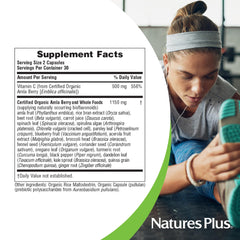 USDA Organic certification label and product packaging