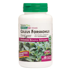 NaturesPlus Herbal Actives Coleus Forskohlii 60 capsules bottle