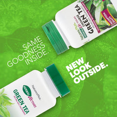 Herbal Actives Green Tea capsules inside bottle