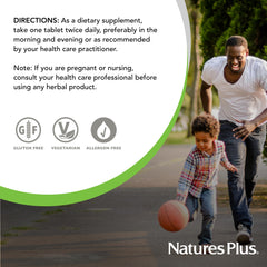 60 servings represented by 60 tablets