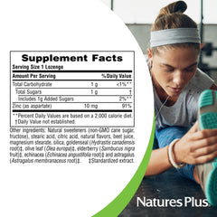 Two boxes of ImmunActin Zinc Lozenges Wild Cherry flavor (pack of 2).
