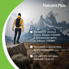 NaturesPlus Immune Vitamin C Citrus ingredients panel