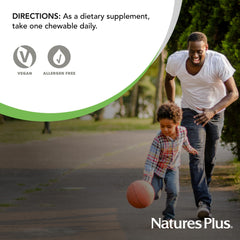 Serving size of 100 chewables per bottle