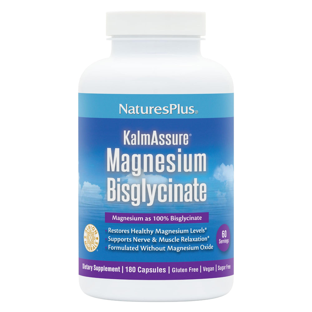 NaturesPlus KalmAssure Magnesium Bisglycinate bottle front