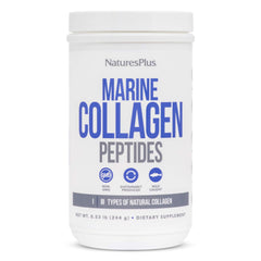 NaturesPlus Marine Collagen Peptides Unflavored 0.54 lb tub on white