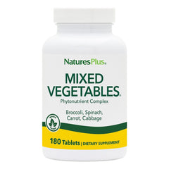 NaturesPlus Mixed Vegetables bottle front