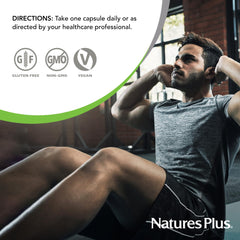Nutrition facts/ingredient label of PRO GABA 500 mg