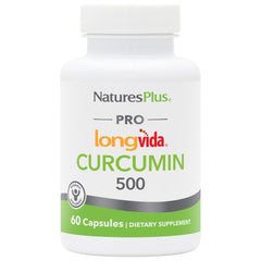 NaturesPlus PRO Longvida Curcumin 500 mg bottle - front view