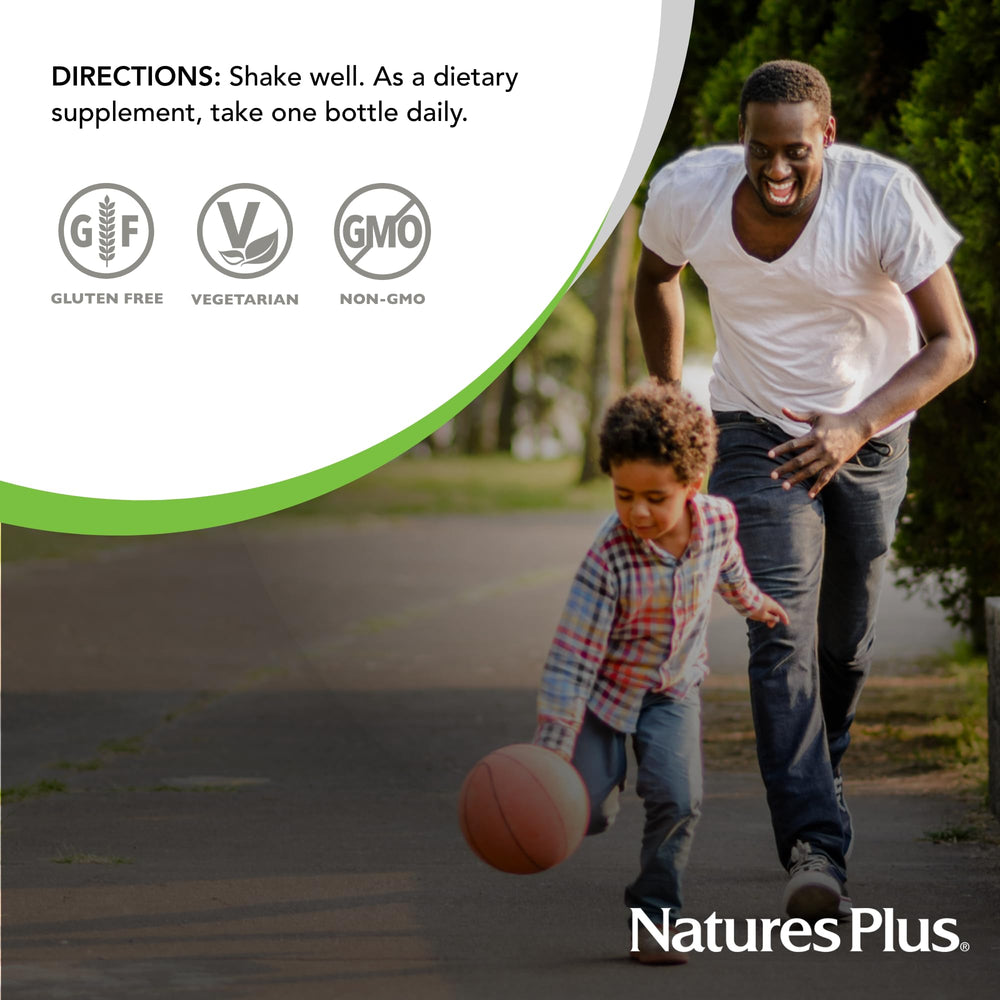 Tropical fruit flavored liquid multivitamin shot by NaturesPlus