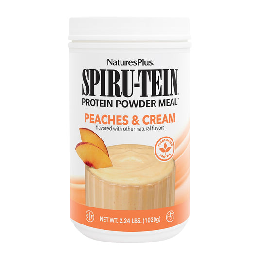 NaturesPlus SPIRU-TEIN Peaches & Cream 2.24 lb container