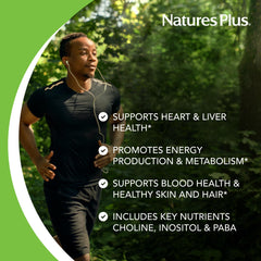 B-Complex vitamin capsules from NaturesPlus Super B50-60