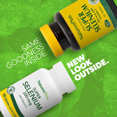 Vitamin E 100 IU and selenium on the packaging