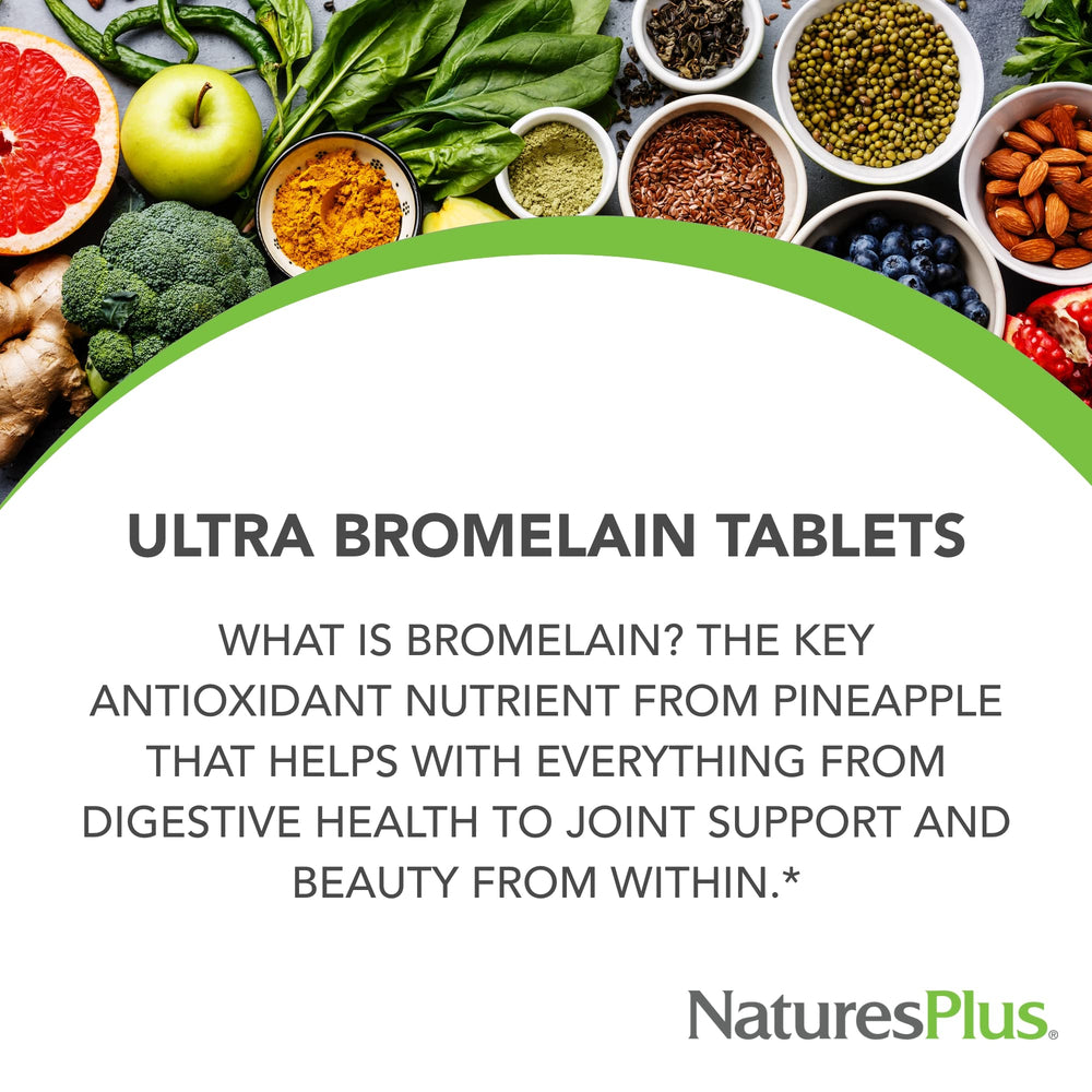 Bromelain potency 900 GDU per tablet illustration