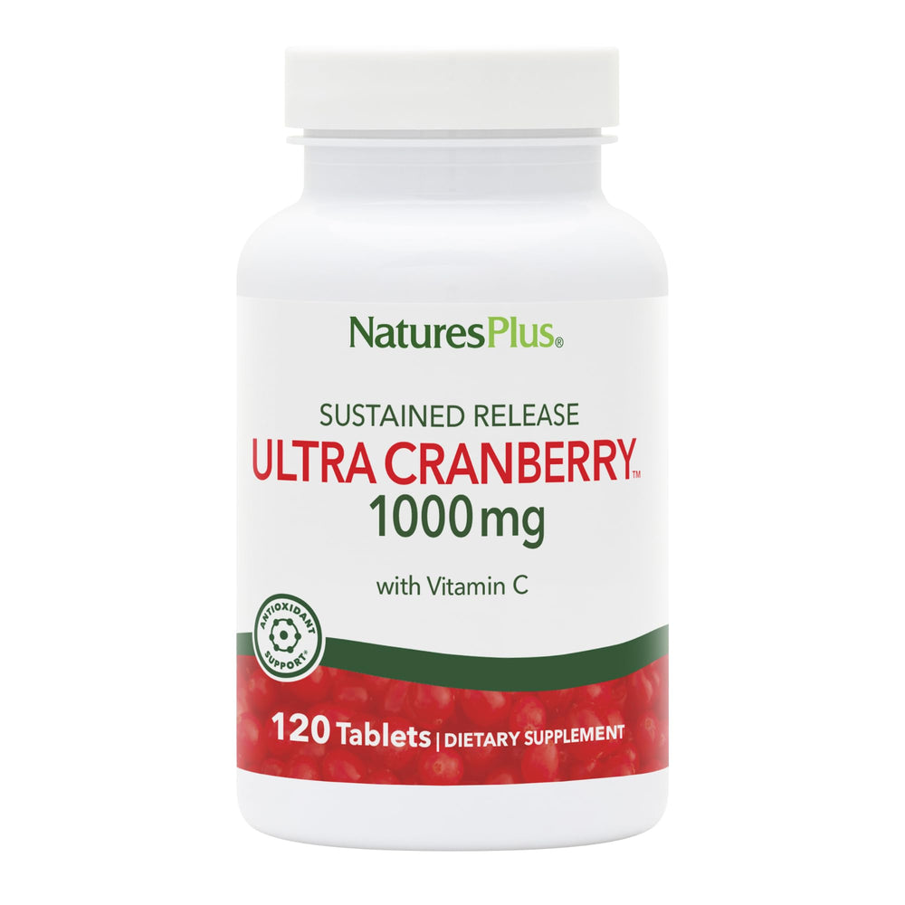 NaturesPlus Ultra Cranberry 1000mg bottle front view