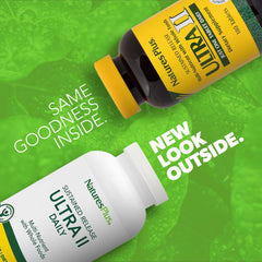 Bottle back/label showing serving size and ingredients for the two-pack