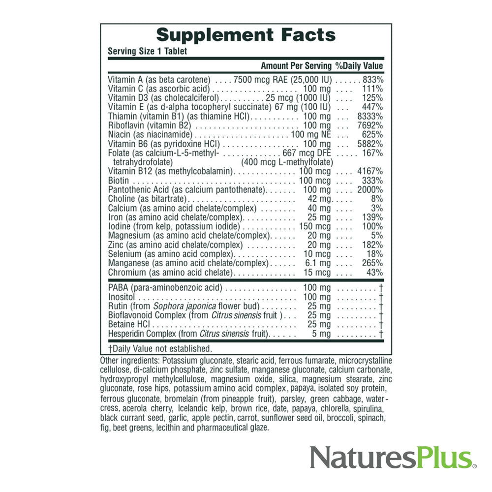 Whole foods and ingredient imagery for Ultra II Daily