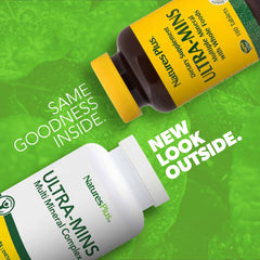 Ultra-Mins ingredients showing minerals from whole-food base