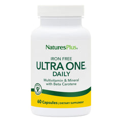 Front view of NaturesPlus Ultra One Daily Iron Free bottle