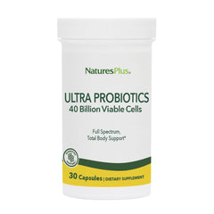Bottle of NaturesPlus Ultra Probiotics – 30 vegan capsules