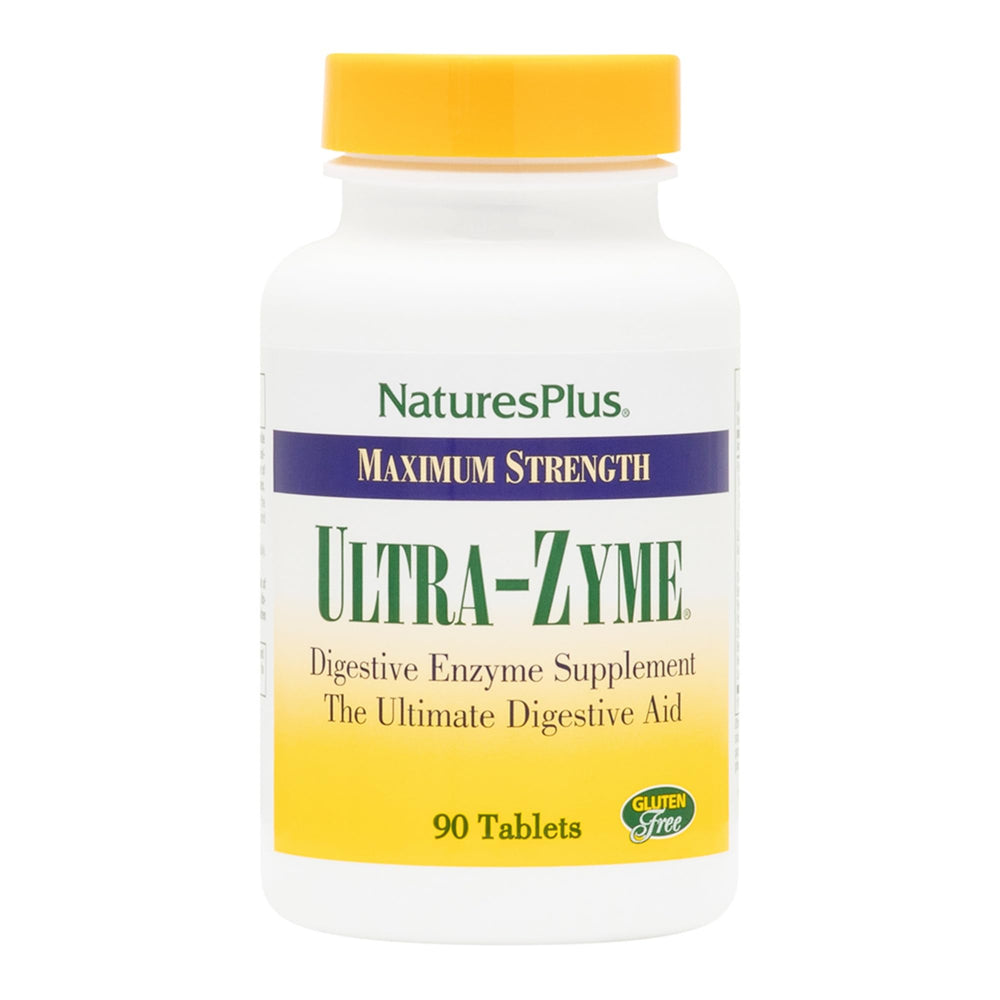 Bottle of NaturesPlus Ultra-Zyme 90 tablets