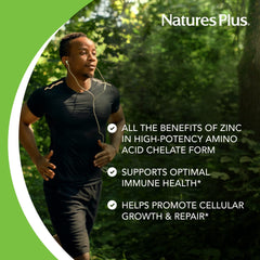 NaturesPlus Zinc 30 mg amino acid chelate information
