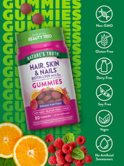 Nature's Truth supplement bottle with Non-GMO and gluten-free labels