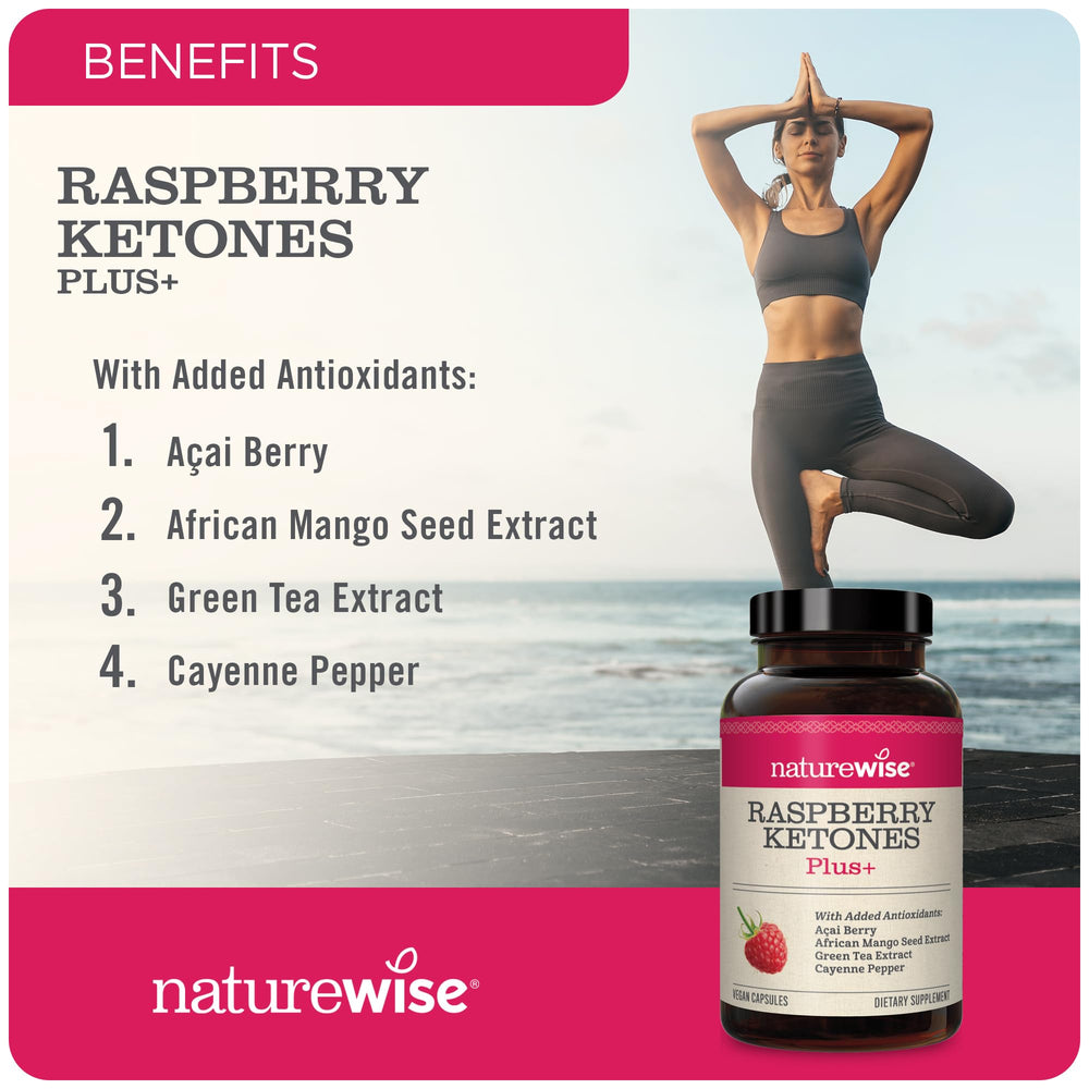 Packaging box for NatureWise Raspberry Ketones Plus