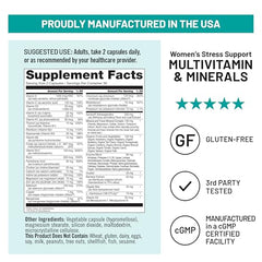 Front packaging of NatureWise Women’s Multivitamin with Stress Support
