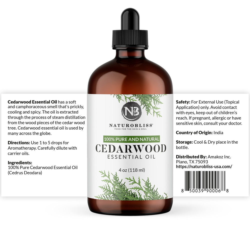 Cedarwood essential oil suitable for aromatherapy and DIY cleaners