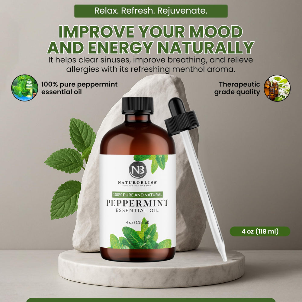 Fresh peppermint leaves source for peppermint oil