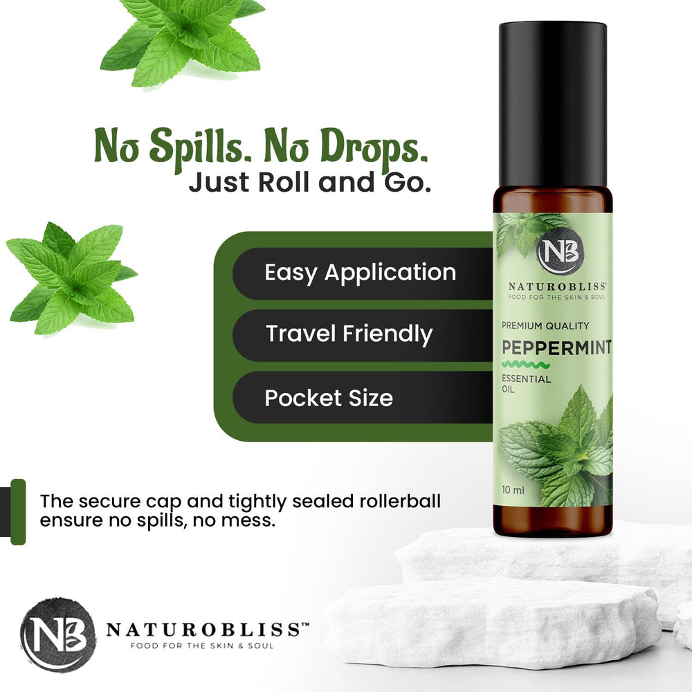 MCT carrier oil used to pre-dilute peppermint essential oil