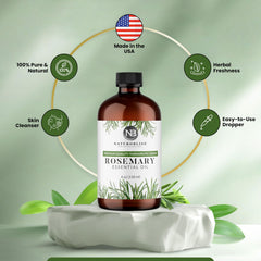 Aromatherapy diffuser with NaturoBliss rosemary essential oil