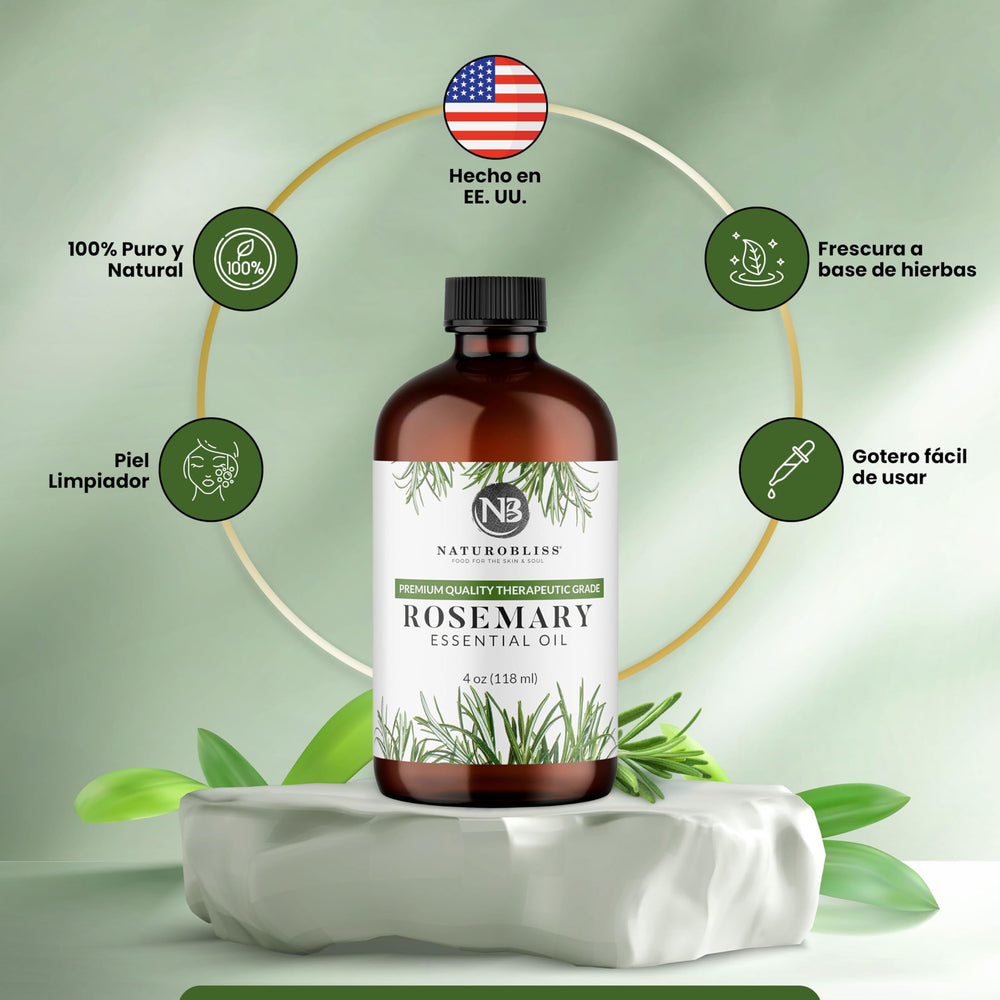 Therapeutic grade NaturoBliss rosemary essential oil