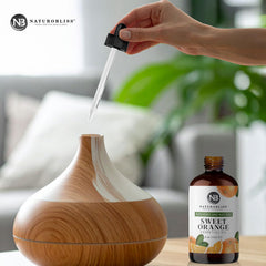 Aromatherapy blending with NaturoBliss Sweet Orange Essential Oil