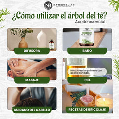 Aromatherapy use with tea tree oil diffuser