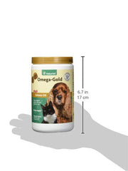 Close-up of NaturVet Omega-Gold Plus Salmon Oil soft chews